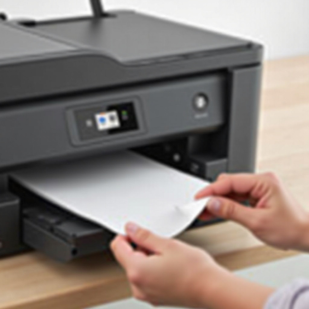 wie man ein Papierstau in einem HP Envy Drucker beseitigt