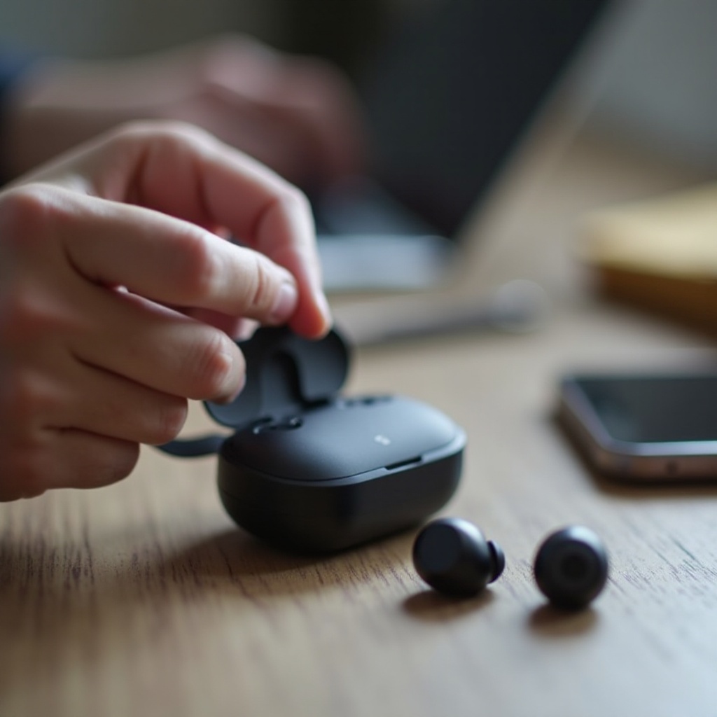 how to pair earbuds with minelab 800 to android