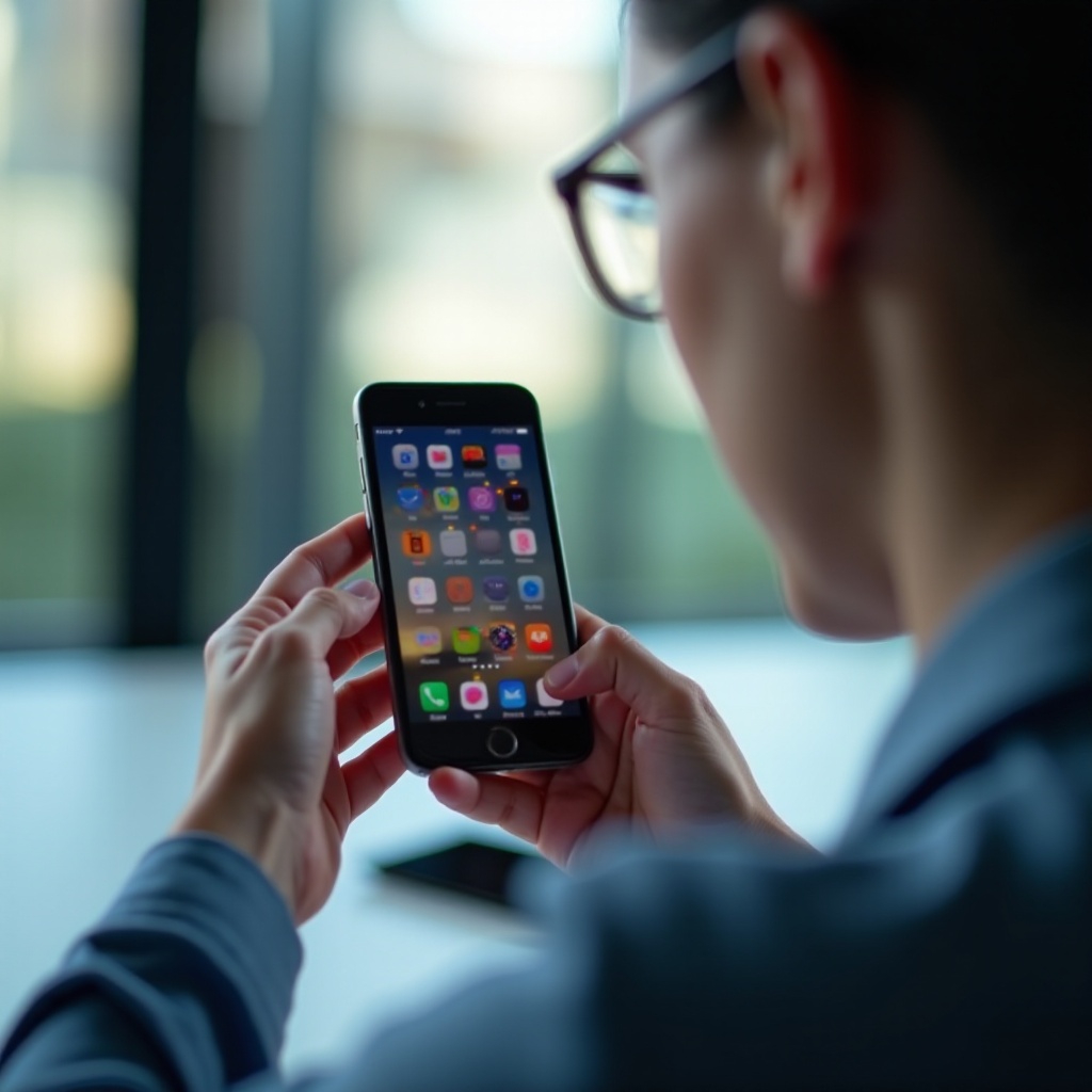 telefoonschermkleuren zijn in de war