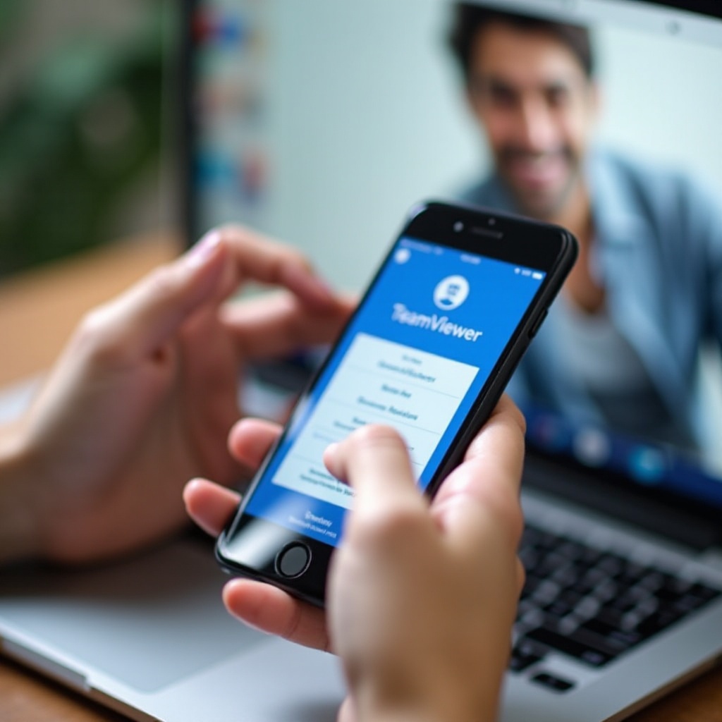 hoe je de TeamViewer-app op je telefoon gebruikt