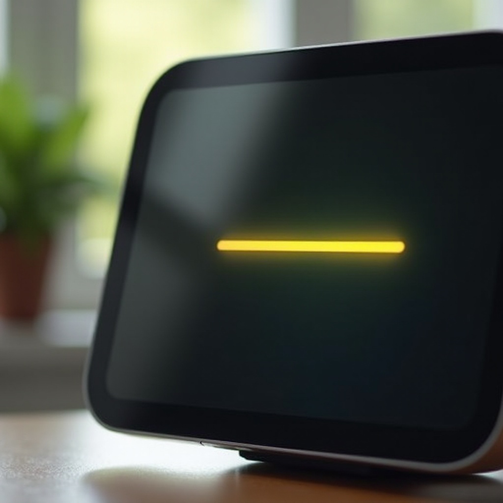 écho montrer barre jaune