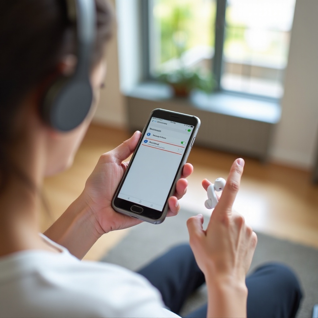 como emparelhar fones de ouvido com o Minelab 800 a Android