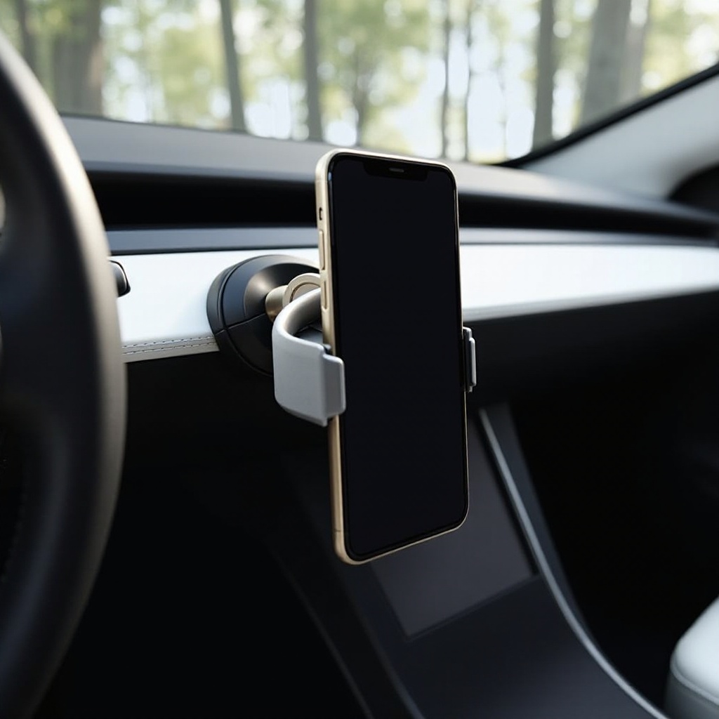 mejor soporte para teléfono para Tesla Model 3 Highland