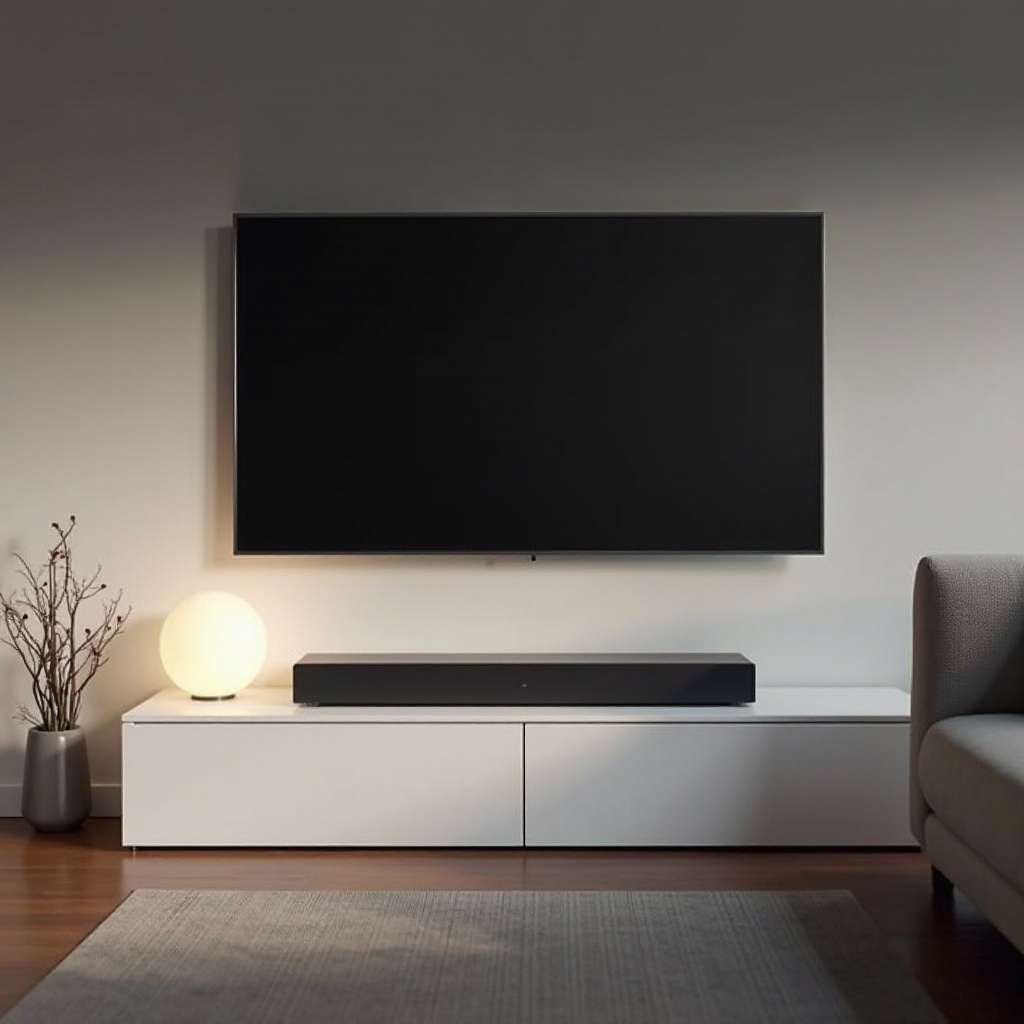 kabellose Soundbar mit Subwoofer