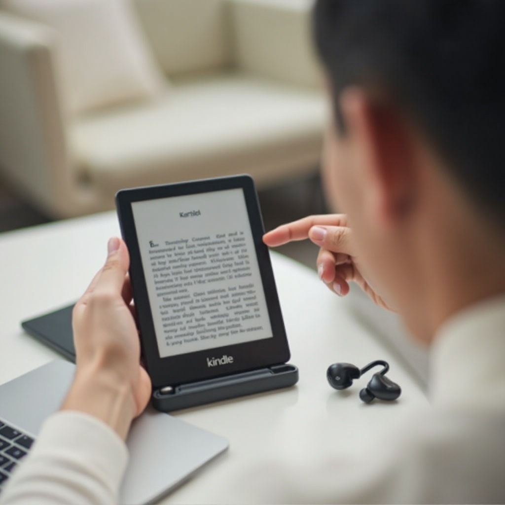 hoe je oordopjes laat werken met de Kindle Scribe