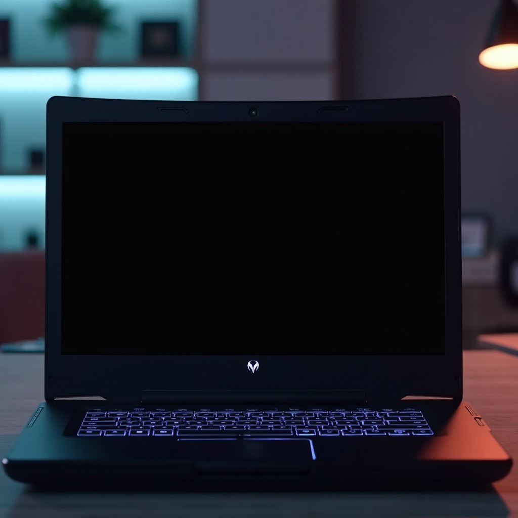l'écran de l'ordinateur portable Alienware devient noir mais continue de fonctionner