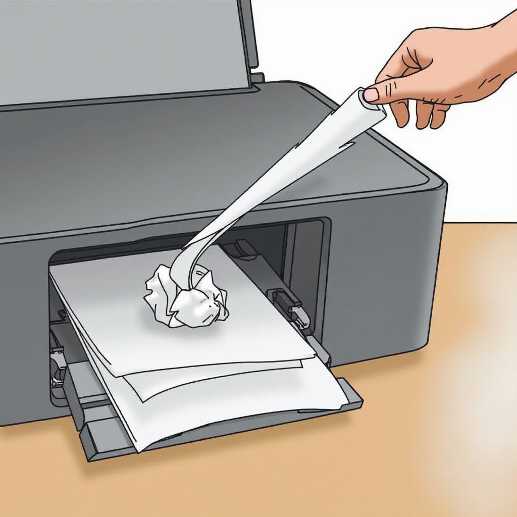 cómo despejar un atasco de papel en una impresora HP Envy