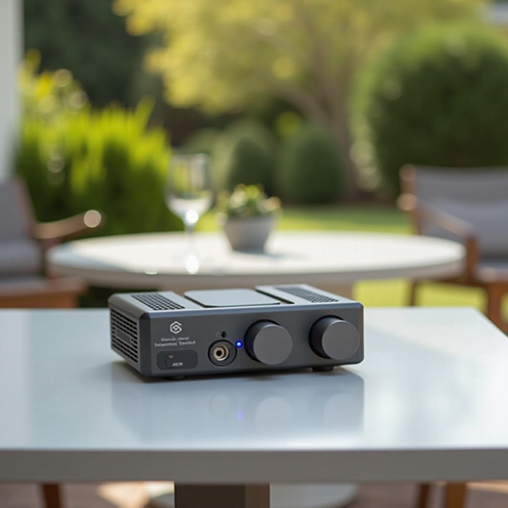 amplificador bluetooth para altavoces exteriores