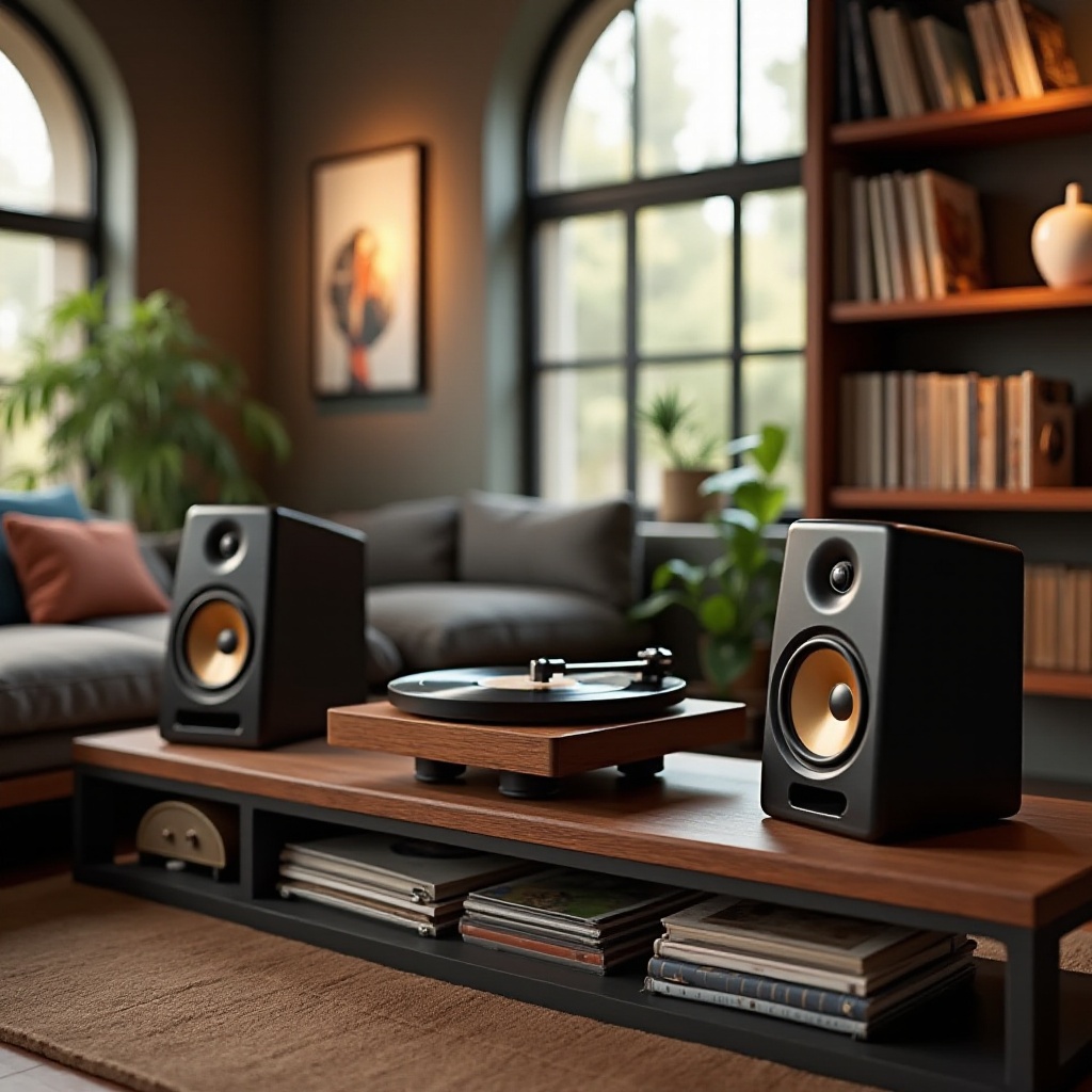 meilleurs enceintes de bibliothèque en vinyle