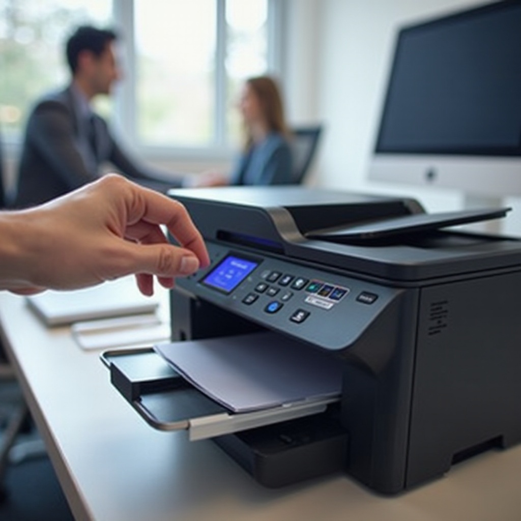 hoe de Brother-printer aan te zetten