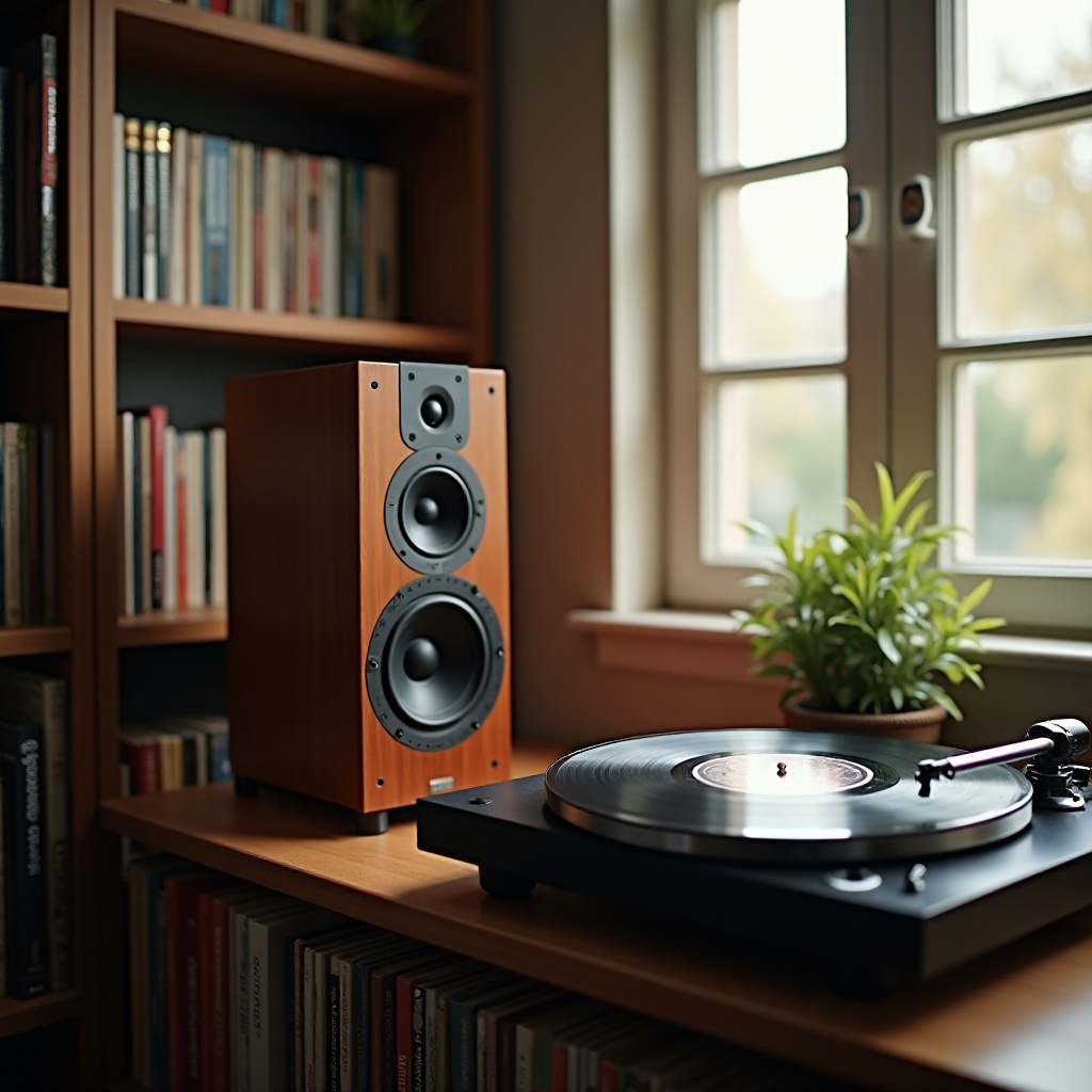 meilleurs enceintes de bibliothèque en vinyle