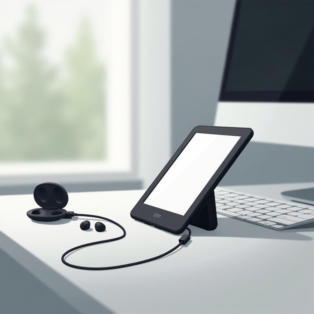 wie man Ohrhörer mit Kindle Scribe verwendet