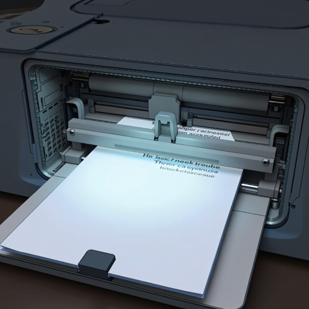 hoe een papierstoring in een HP Envy printer op te lossen