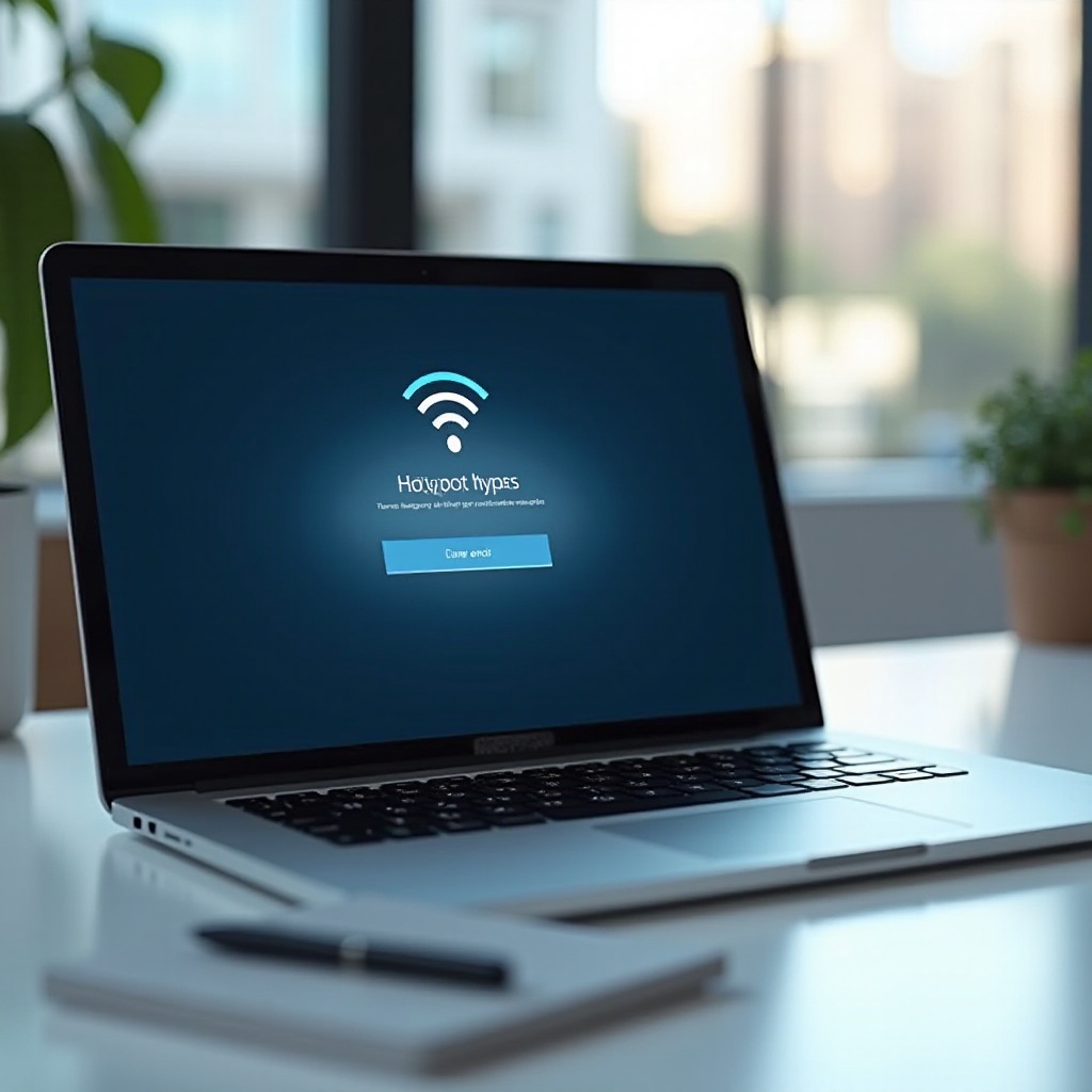 como conectar o hotspot do laptop