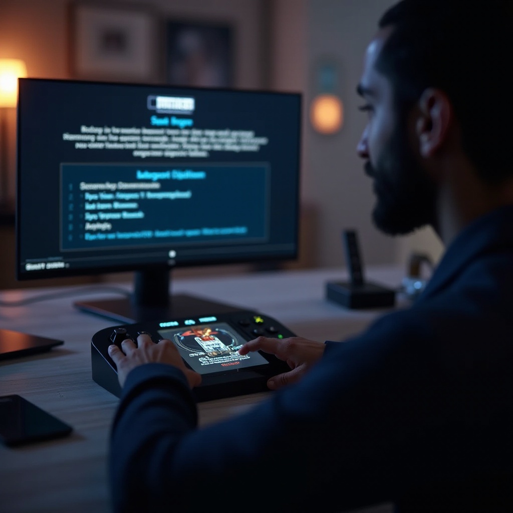 how to change steam deck startup