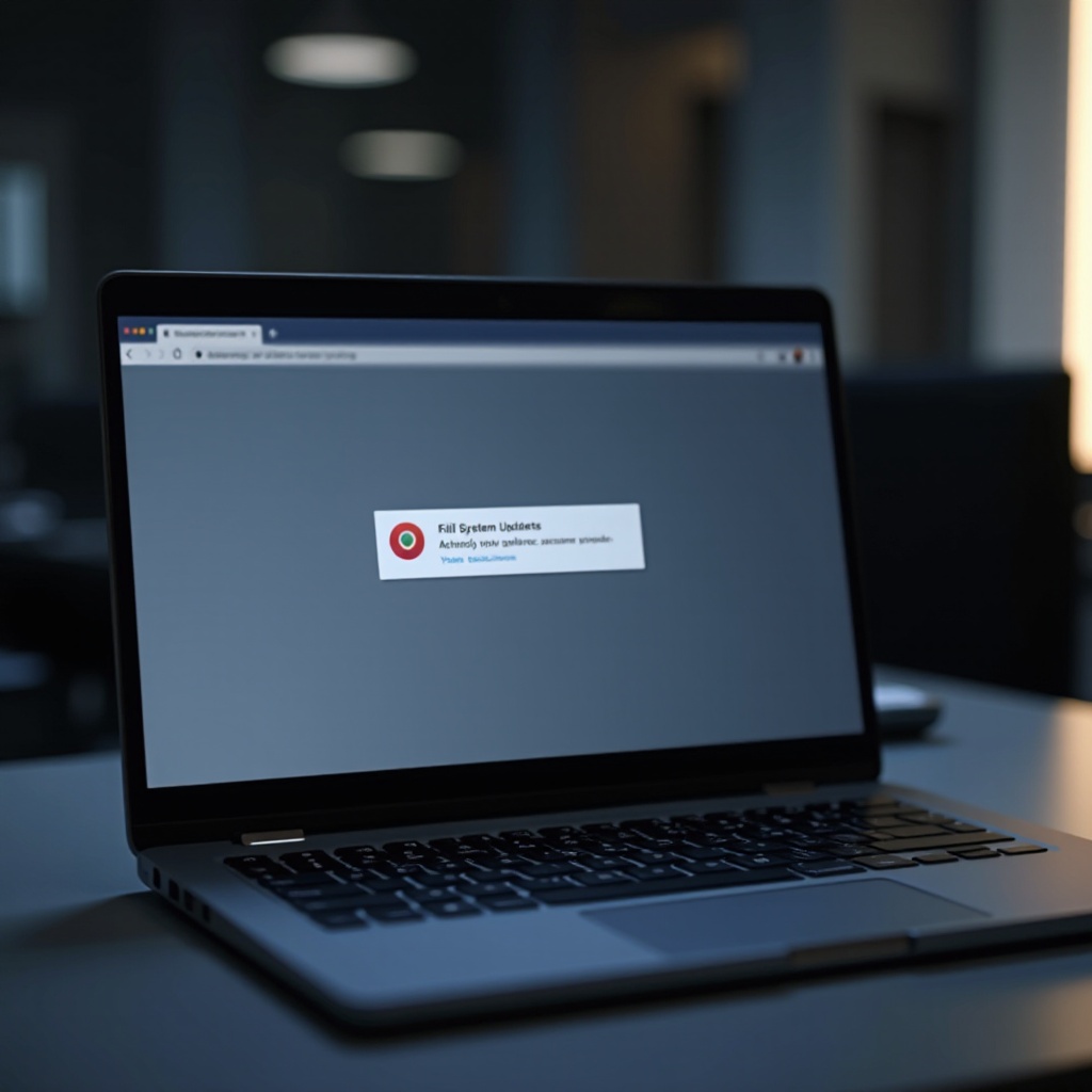Chromebook-Updates werden vom Administrator blockiert