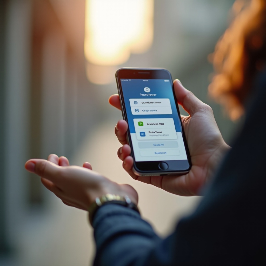 hoe je de TeamViewer-app op je telefoon gebruikt