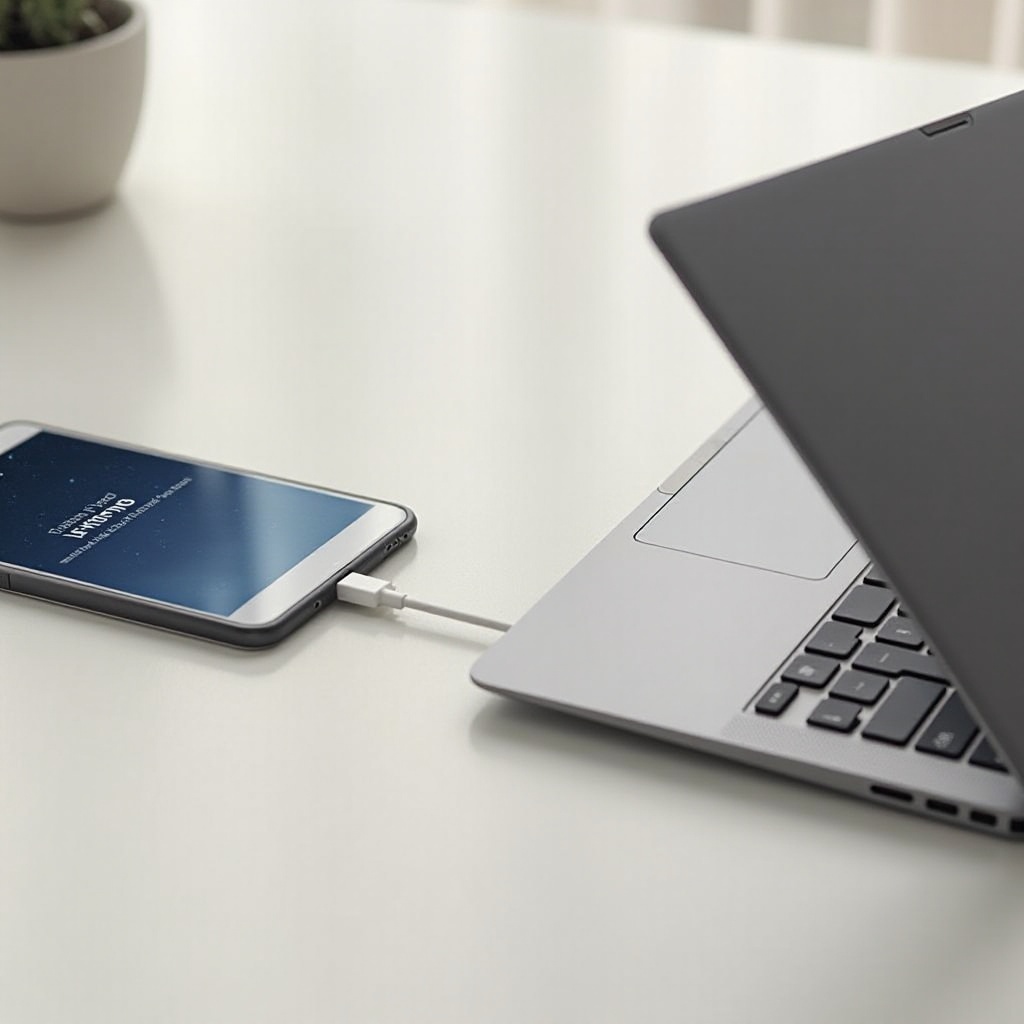 wie man sein Telefon mit dem Chromebook verbindet