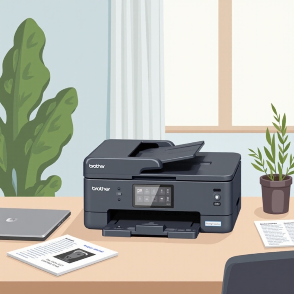 come accendere la stampante Brother