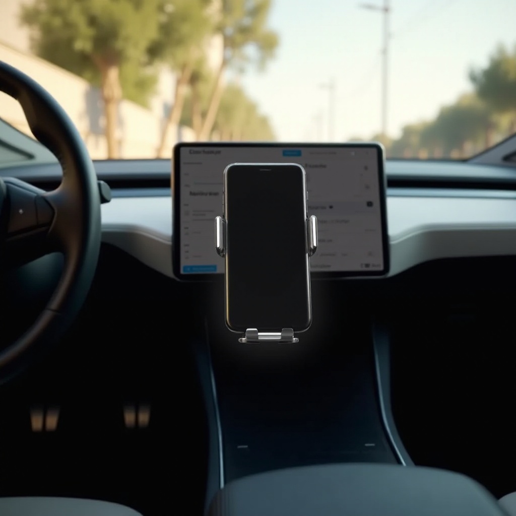 melhor suporte para telefone para Tesla Model 3 Highland