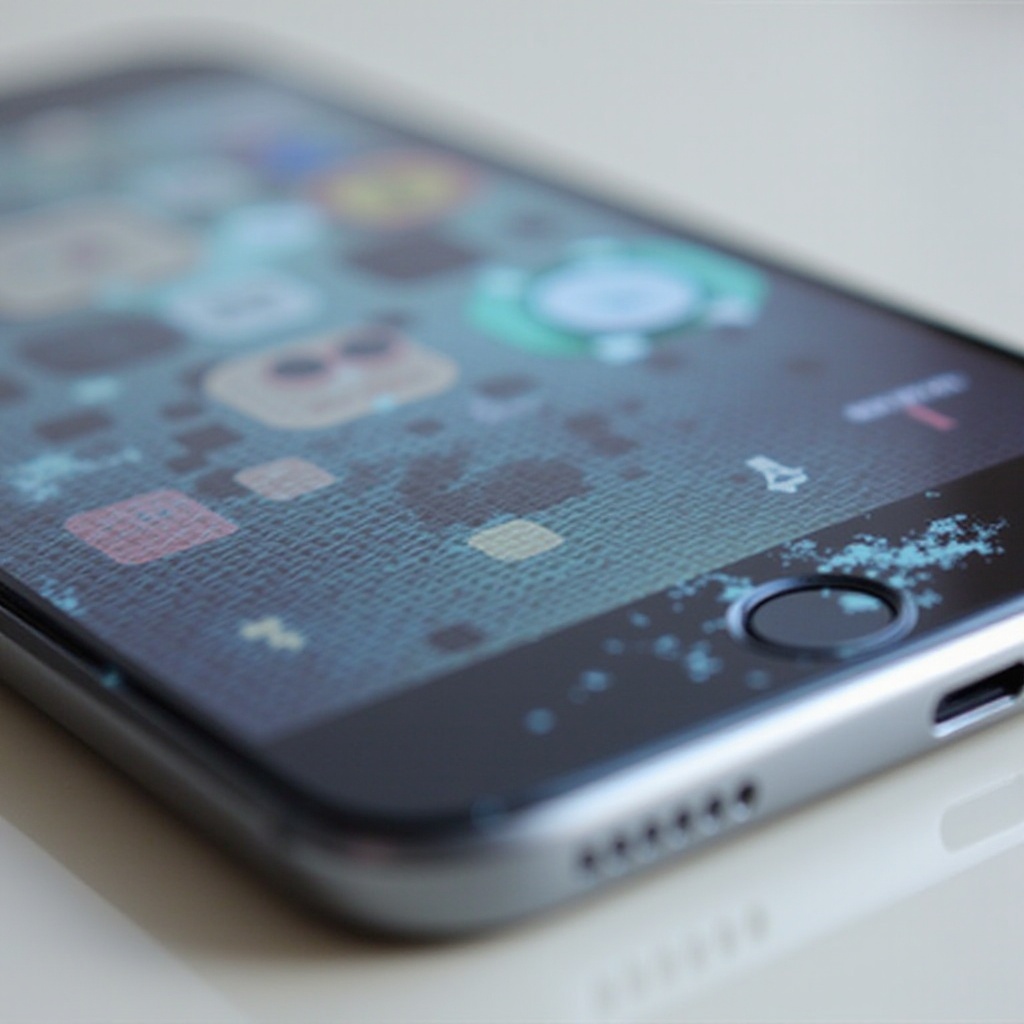 i colori dello schermo del telefono sono incasinati