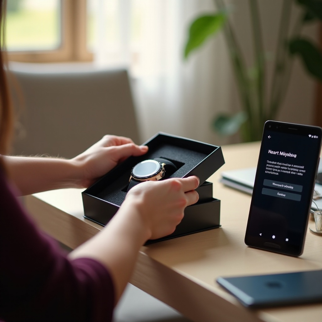 how to set up smart watch on android