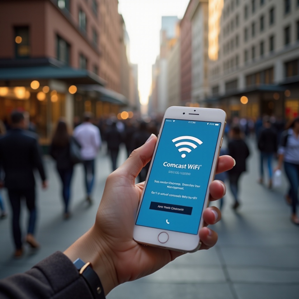 how to use comcast wifi hot spots on smart phone