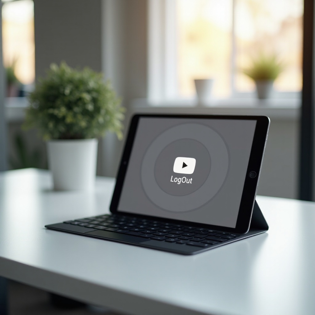 comment se déconnecter de youtube sur ipad