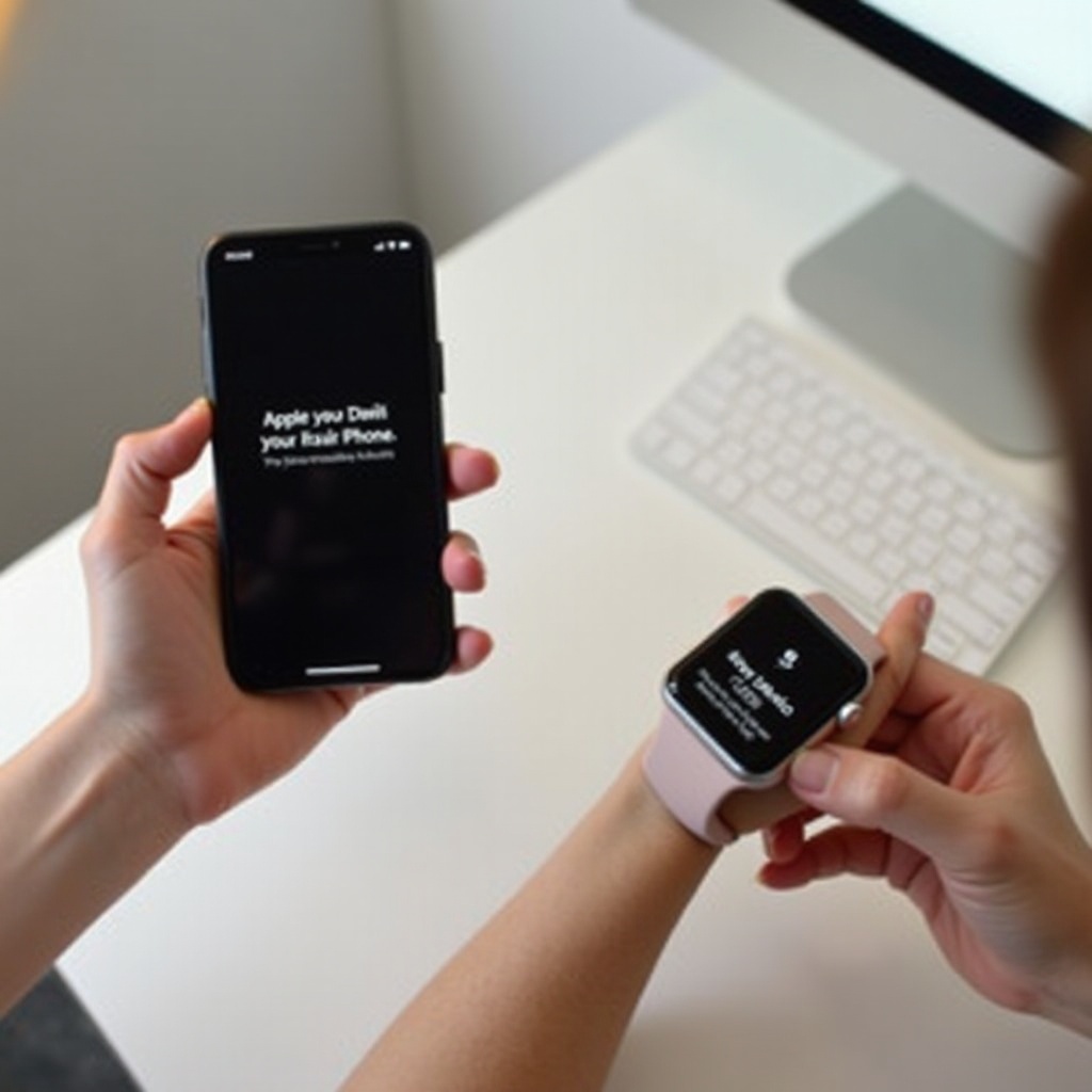 como reaparelhar o Apple Watch após redefinir o telefone