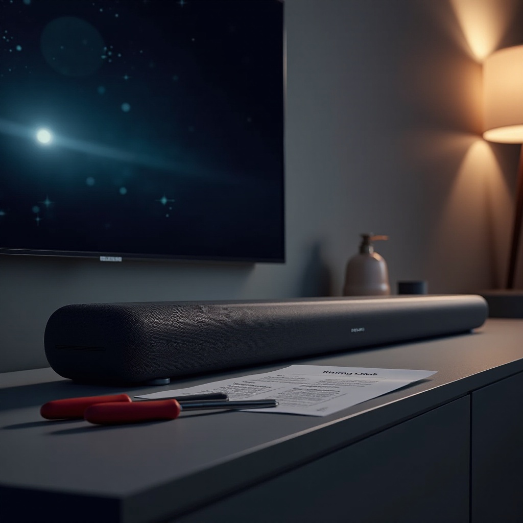 soundbar werkt niet