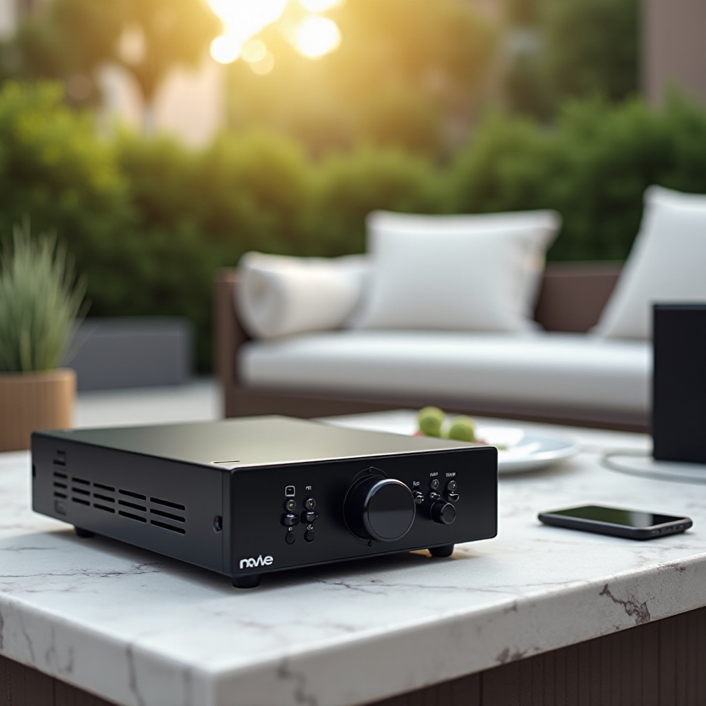 Bluetooth-Verstärker für Außenlautsprecher