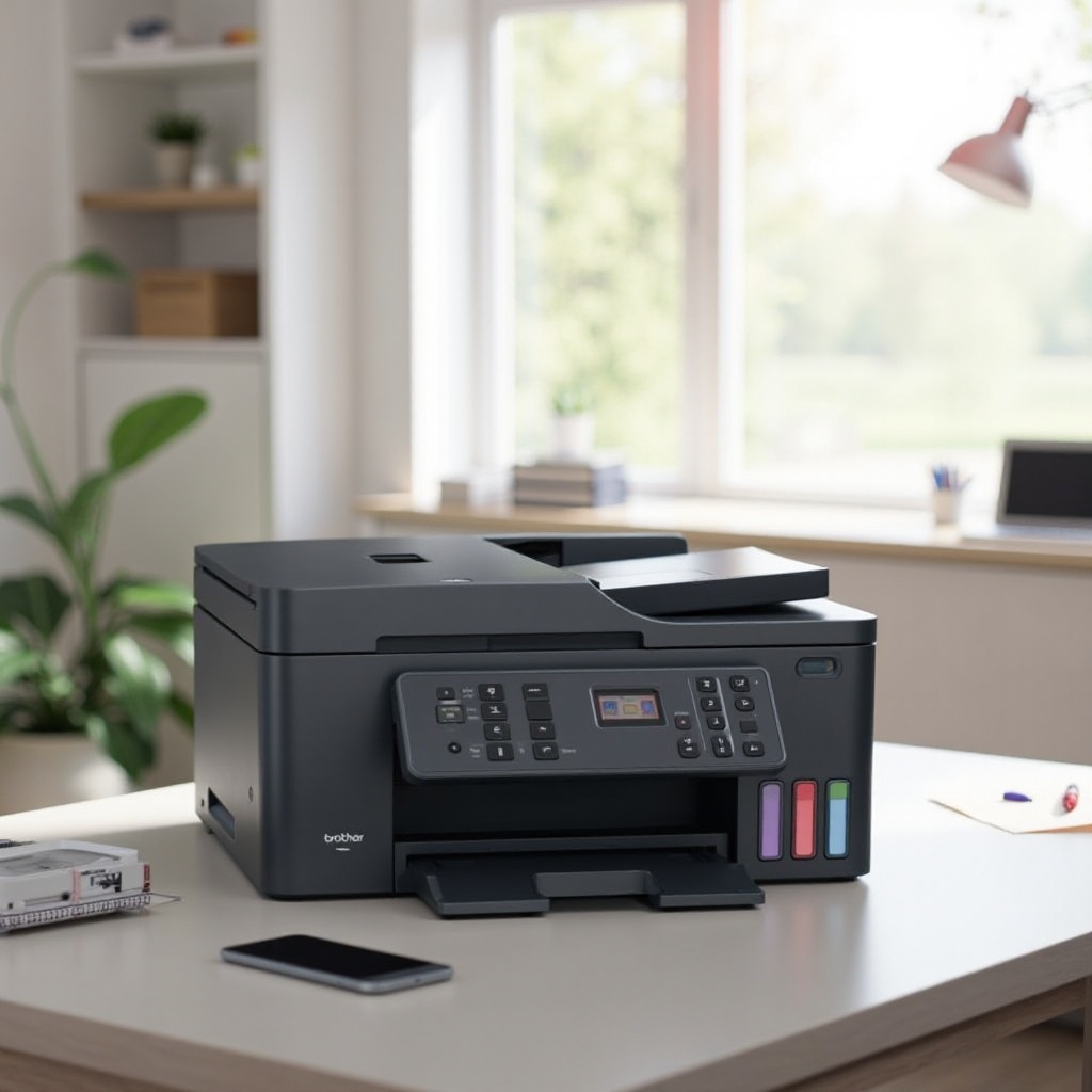 como ligar a impressora Brother