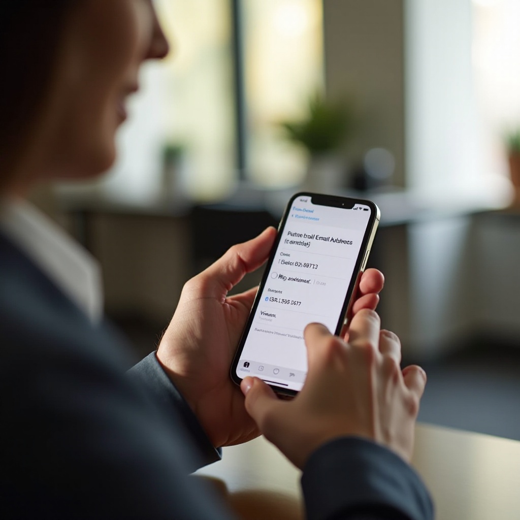 completamento automatico dell'indirizzo email su iPhone