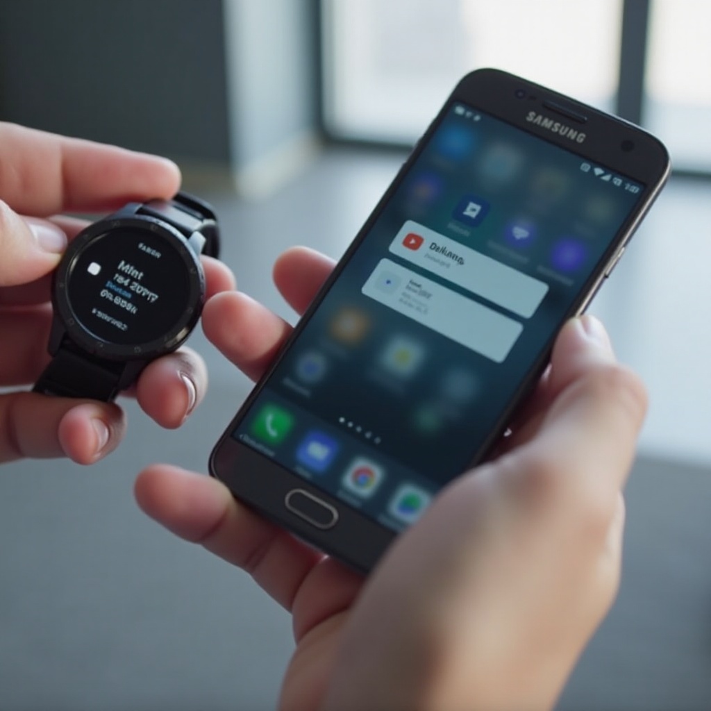 cómo emparejar el reloj inteligente Samsung