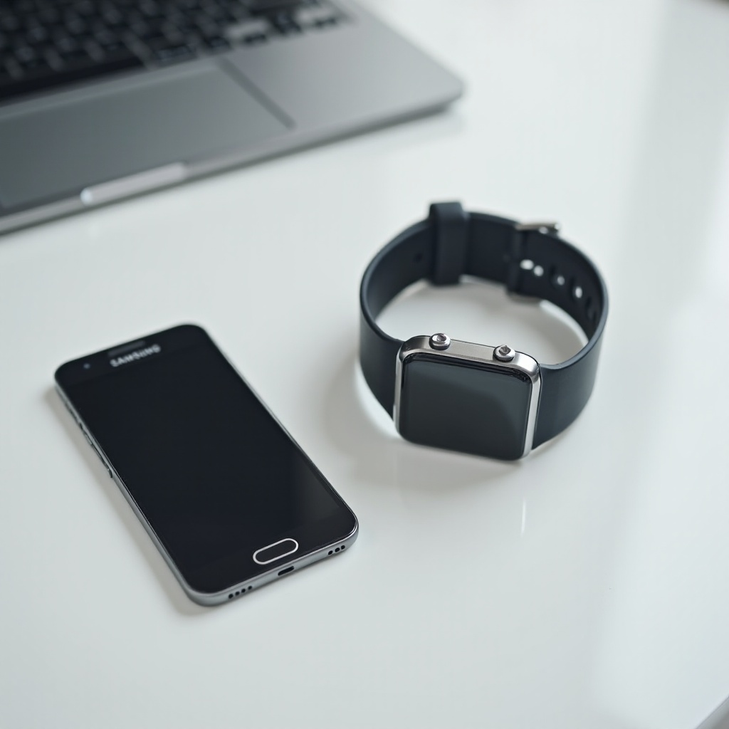 como conectar um smartwatch Samsung com um telefone