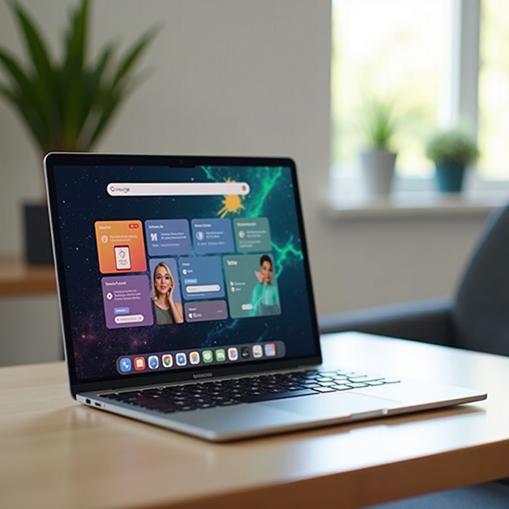 come posso ingrandire la homepage del mio Chromebook